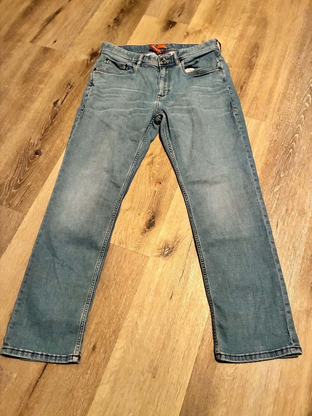 Tommy Bahama Blue Denim Jeans with Marlin Embroidery